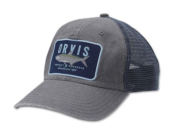 orvis-saltwater-trucker-hat-grey-for-fly-fishermen-troutline european shop